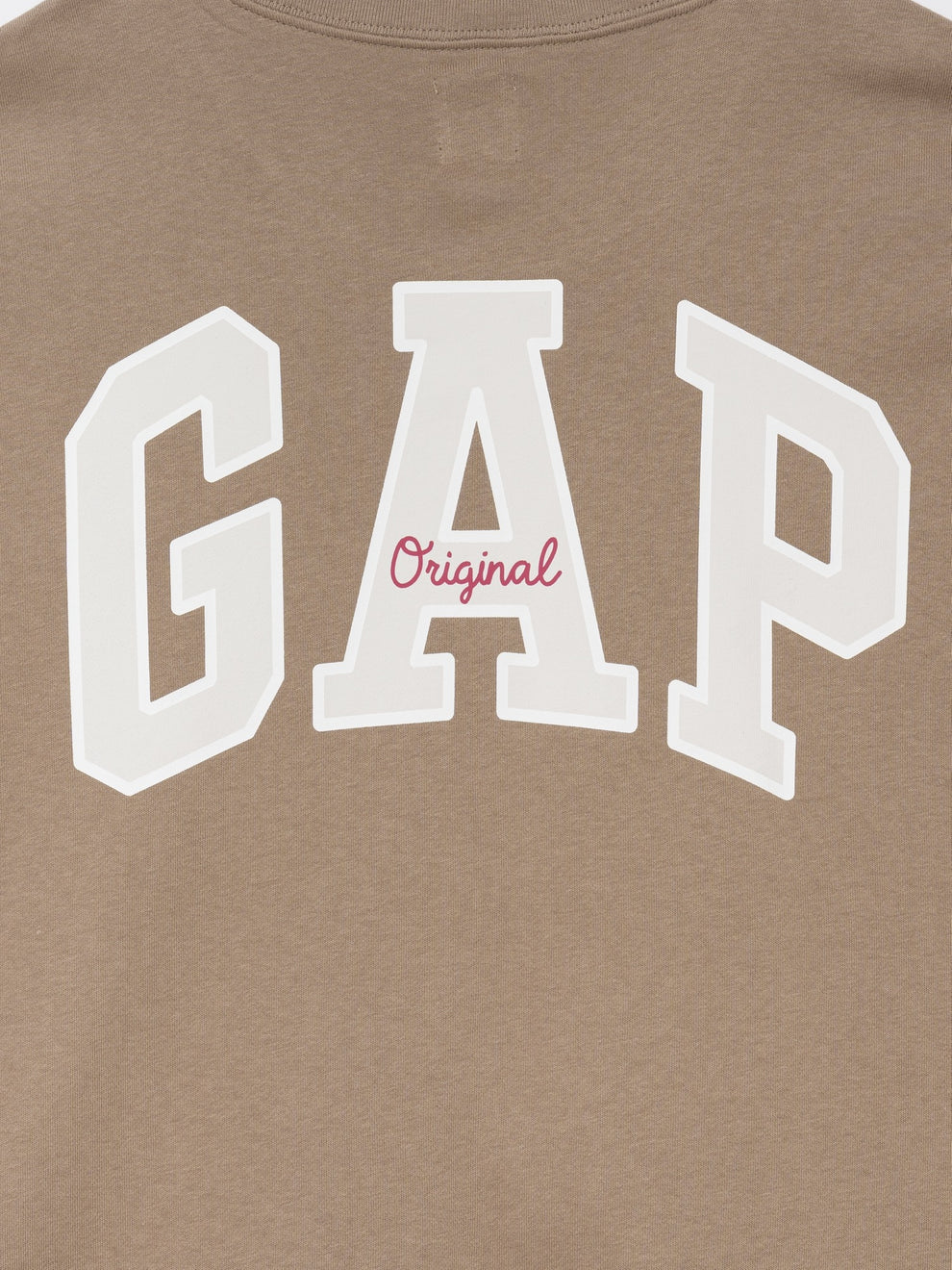 Oversized Gap Logo French Terry T-Shirt - BEACHWOOD