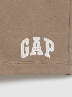 Relaxed Gap Logo French Terry Shorts - BEACHWOOD