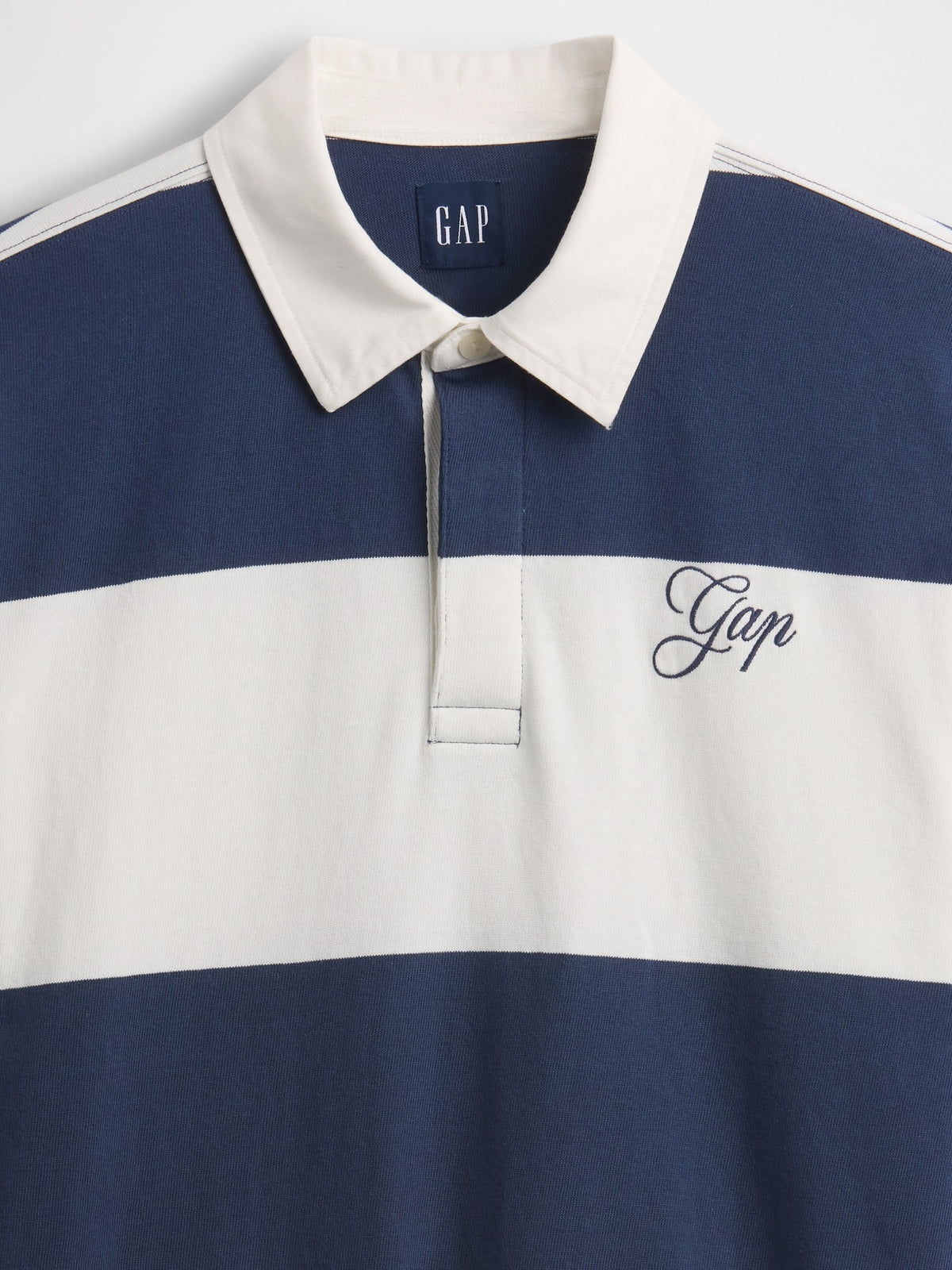 Relaxed Gap Logo Rugby Shirt - vintage navy