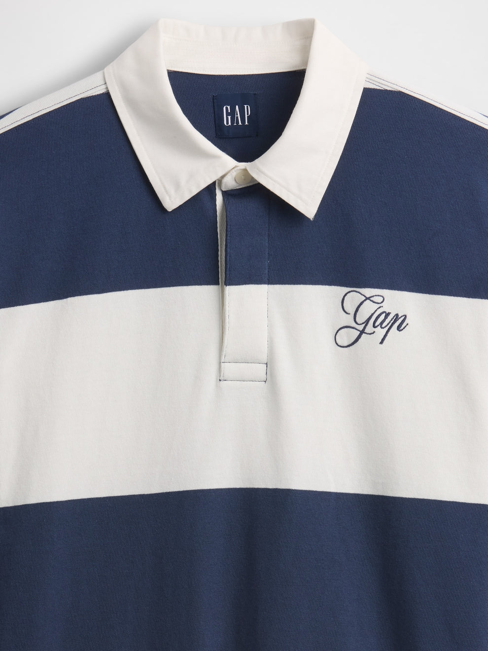 Relaxed Gap Logo Rugby Shirt - vintage navy