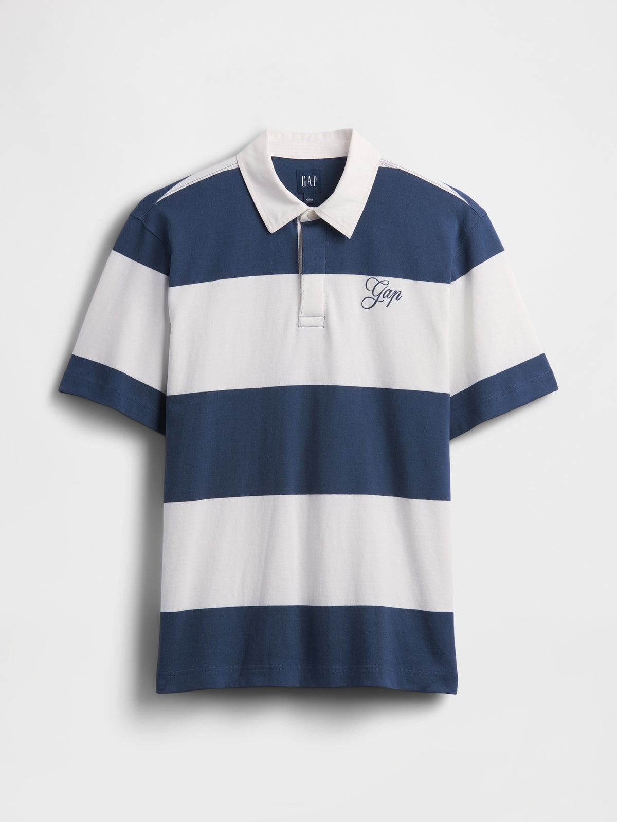 Relaxed Gap Logo Rugby Shirt - vintage navy