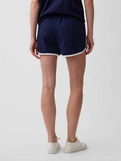 French Terry Logo Dolphin Shorts - navy uniform