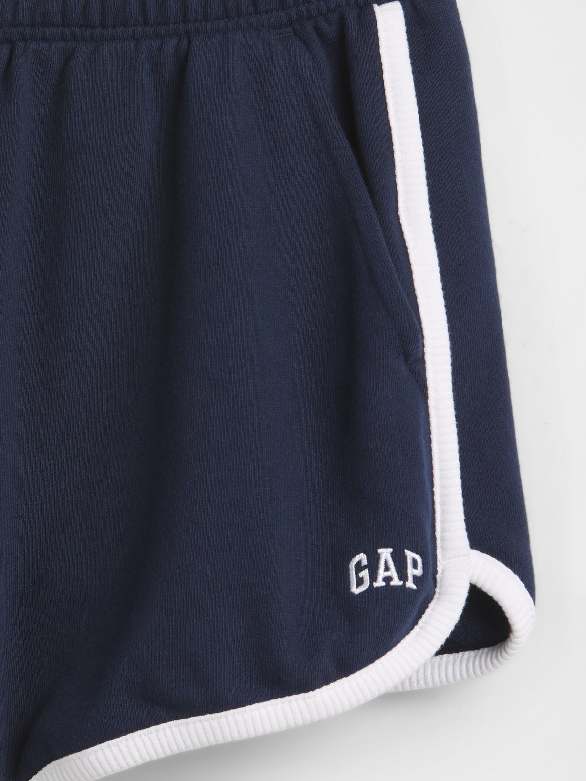 French Terry Logo Dolphin Shorts - navy uniform