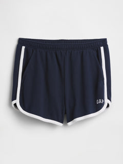 French Terry Logo Dolphin Shorts - navy uniform