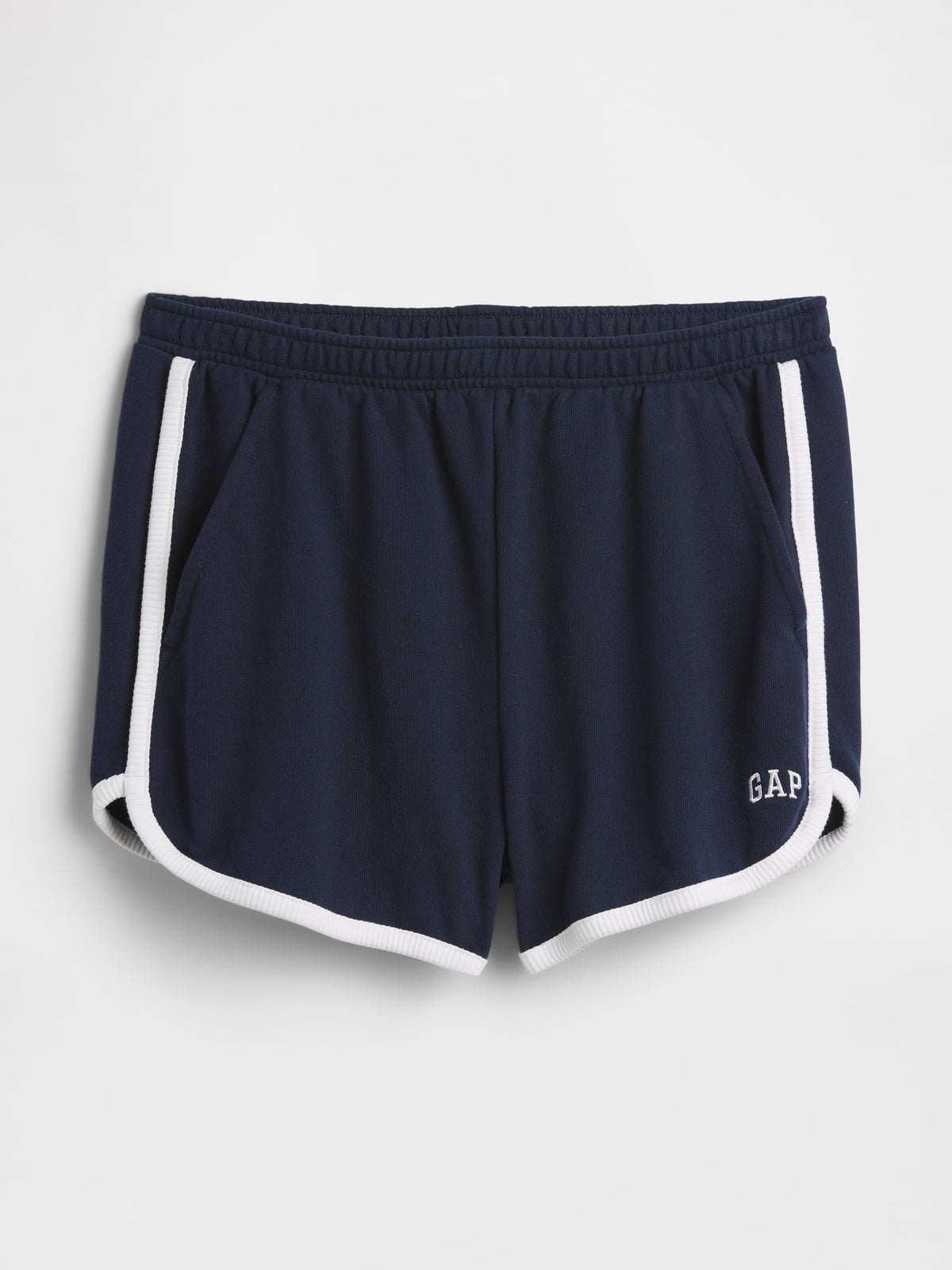 French Terry Logo Dolphin Shorts - navy uniform