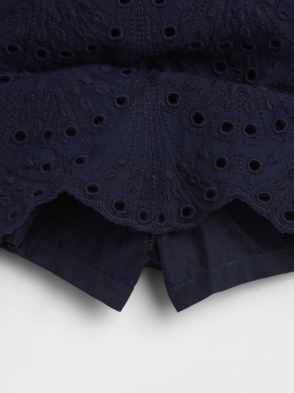 Eyelet Mini Skort - Navy blue uniform