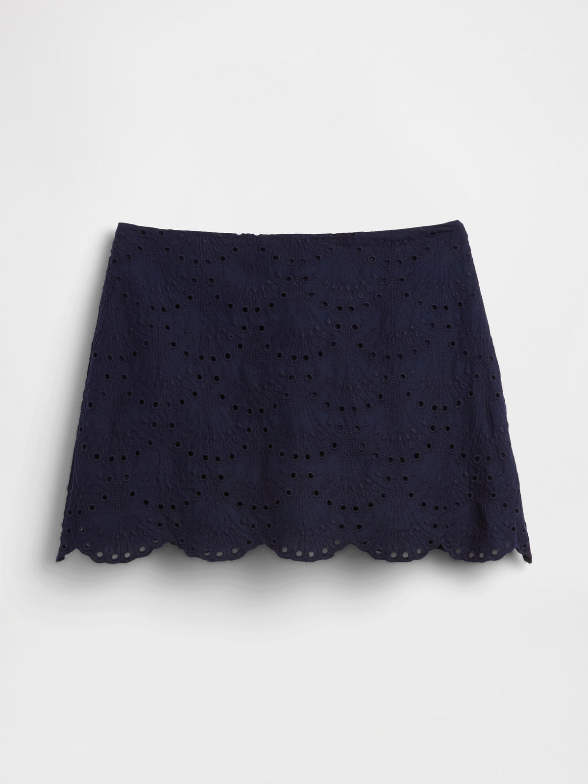 Eyelet Mini Skort - Navy blue uniform