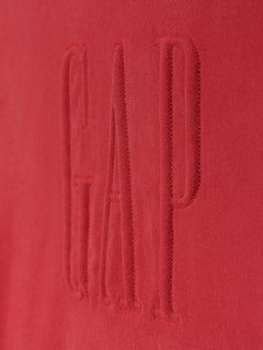 VintageSoft Terry Oversized Logo Sweatshirt - FADED RED