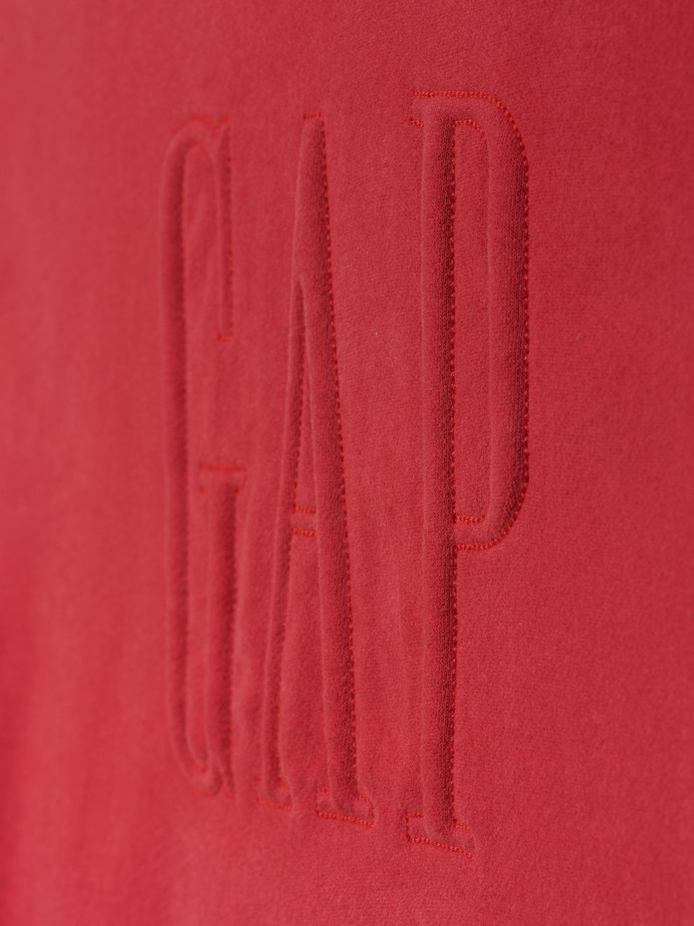 VintageSoft Terry Oversized Logo Sweatshirt - FADED RED