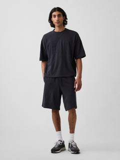 VintageSoft Terry Oversized Logo Sweatshirt - moonless night