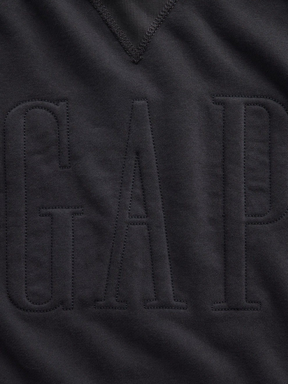 VintageSoft Terry Oversized Logo Sweatshirt - moonless night