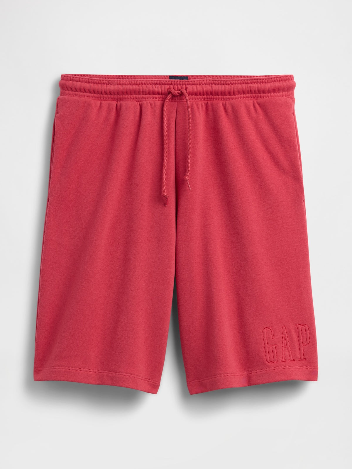 VintageSoft Terry Relaxed Logo Sweat Shorts - FADED RED