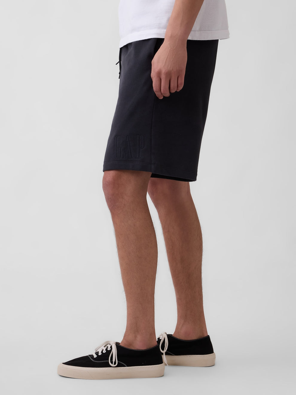 VintageSoft Terry Relaxed Logo Sweat Shorts - moonless night