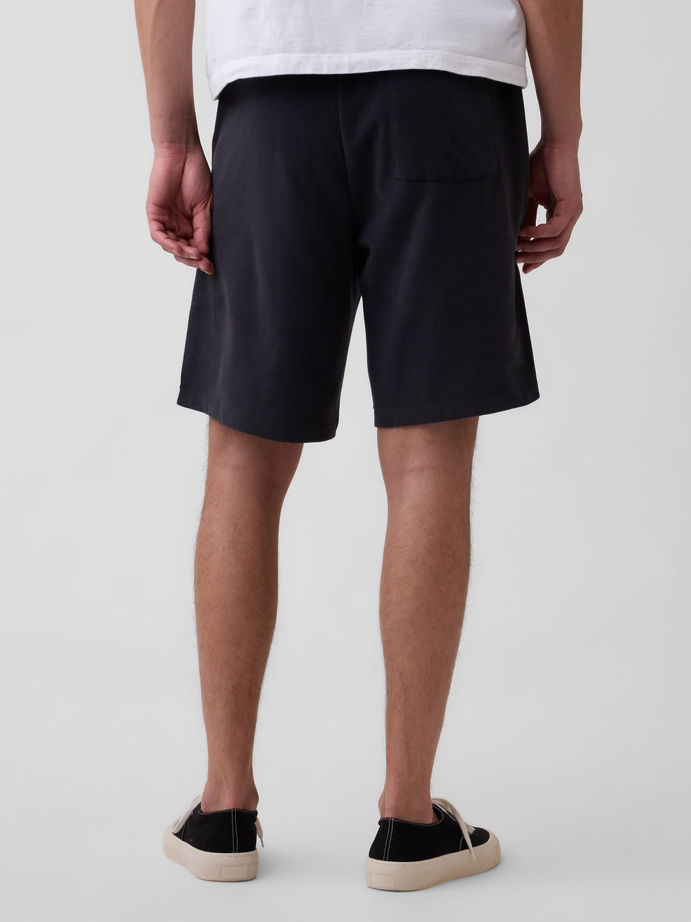 VintageSoft Terry Relaxed Logo Sweat Shorts - moonless night